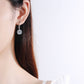 Maddie Moissanite Earrings whitegold