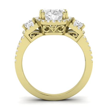 Erica Oval Diamond Bridal Set (Lab Grown Igi Cert) yellowgold