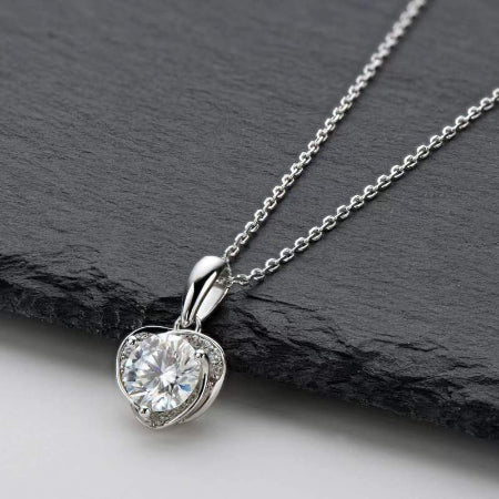Jule Diamond Necklace (Clarity Enhanced) whitegold