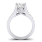Calluna Diamond Matching Band Only (does Not Include Engagement Ring) For Ring With Oval Center whitegold