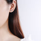 Mila Moissanite Earrings whitegold