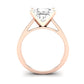 Snowdrop Diamond Matching Band Only (engagement Ring Not Included) For Ring With Princess Center rosegold