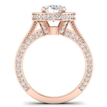 Buttercup Oval Diamond Bridal Set (Lab Grown Igi Cert) rosegold