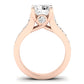 Calluna Diamond Matching Band Only (does Not Include Engagement Ring) For Ring With Round Center rosegold