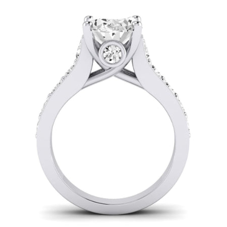 Calluna Oval Diamond Bridal Set (Lab Grown Igi Cert) whitegold