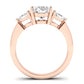 Snowdonia Diamond Matching Band Only (engagement Ring Not Included) For Ring With Oval Center rosegold