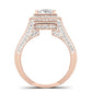 Wallflower Diamond Matching Band Only ( Engagement Ring Not Included) For Ring With Oval Center rosegold