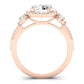 Lunaria Diamond Matching Band Only (does Not Include Engagement Ring) For Ring With Round Center rosegold