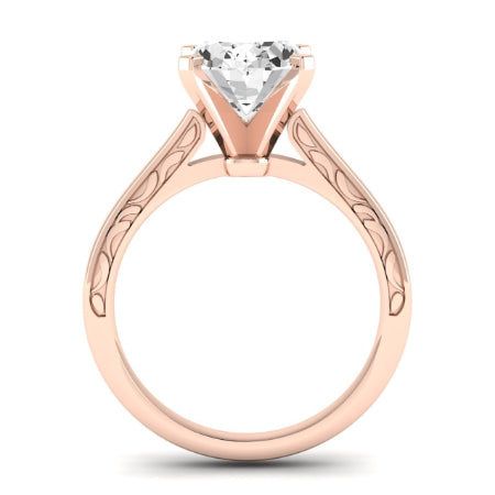 Astilbe Oval Moissanite Bridal Set rosegold