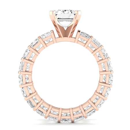 Kalina Emerald Diamond Bridal Set (Lab Grown Igi Cert) rosegold
