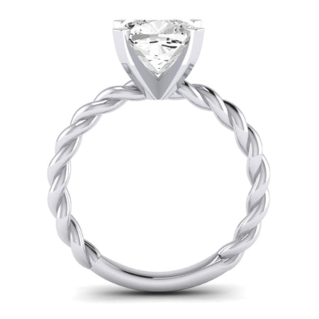 Balsam Diamond Matching Band Only (does Not Include Engagement Ring) For Ring With Cushion Center whitegold