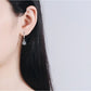 Luisa Moissanite Earrings whitegold