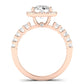Sweet Pea Diamond Matching Band Only (does Not Include Engagement Ring) For Ring With Round Center rosegold