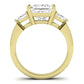 Snowdonia Moissanite Matching Band Only (engagement Ring Not Included) For Ring With Princess Center yellowgold