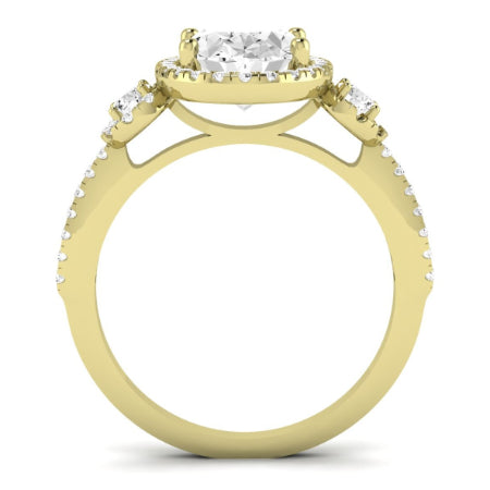 Lunaria Oval Diamond Bridal Set (Lab Grown Igi Cert) yellowgold