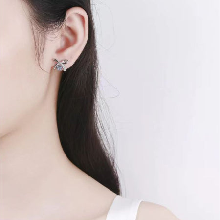 Presley Diamond Earrings (Clarity Enhanced) whitegold