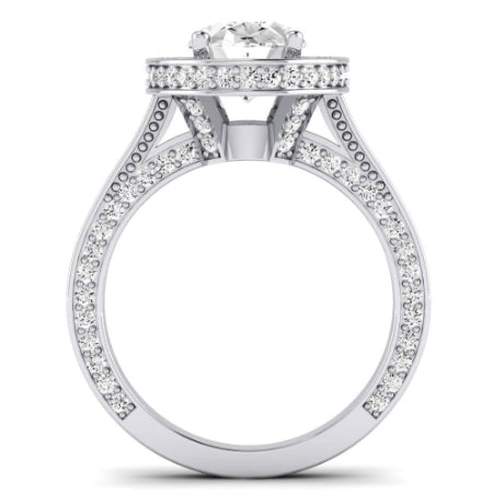 Buttercup Oval Diamond Bridal Set (Lab Grown Igi Cert) whitegold