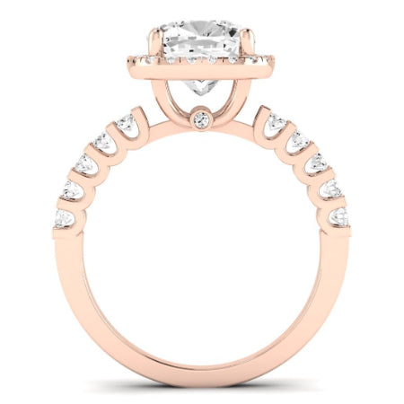 Sweetpea Cushion Diamond Bridal Set (Lab Grown Igi Cert) rosegold