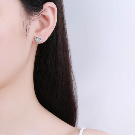 Rae Diamond Earrings (Clarity Enhanced) whitegold