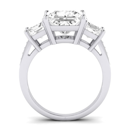 Dietes Diamond Matching Band Only (does Not Include Engagement Ring) For Ring With Princess Center whitegold
