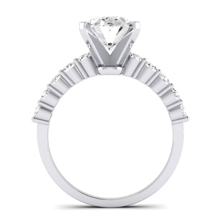 Magnolia Oval Diamond Bridal Set (Lab Grown Igi Cert) whitegold