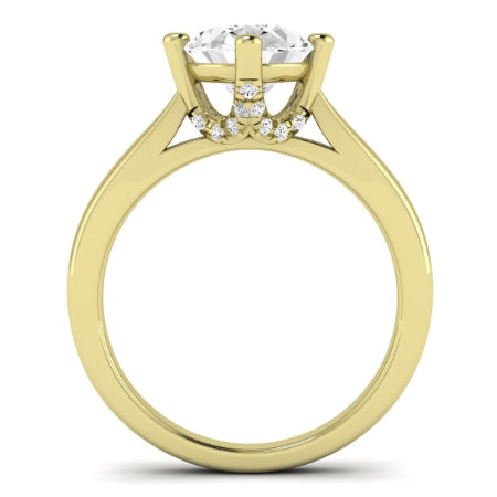 Gardenia Oval Diamond Bridal Set (Lab Grown Igi Cert) yellowgold