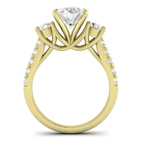 Primrose Oval Diamond Bridal Set (Lab Grown Igi Cert) yellowgold