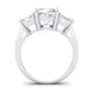 Dietes Diamond Matching Band Only (does Not Include Engagement Ring) For Ring With Cushion Center whitegold