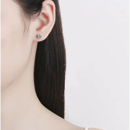 Khloe Diamond Earrings (Clarity Enhanced) whitegold