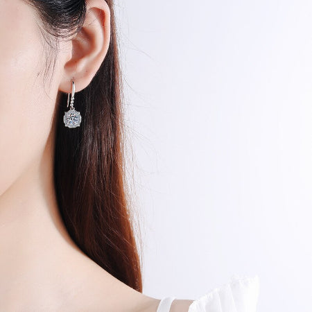 Maddie Diamond Earrings (Clarity Enhanced) whitegold