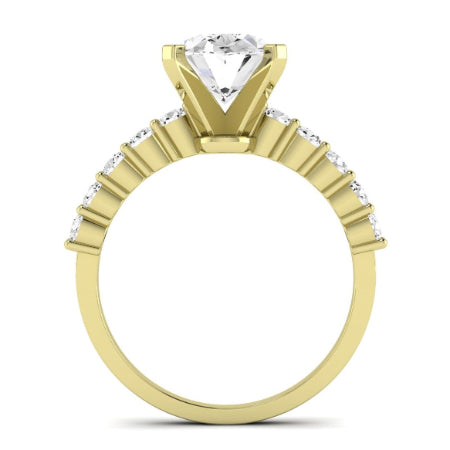 Magnolia Oval Diamond Bridal Set (Lab Grown Igi Cert) yellowgold