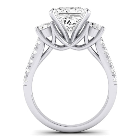 Primrose Diamond Matching Band Only ( Engagement Ring Not Included) For Ring With Princess Center whitegold