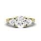 Snowdonia Moissanite Matching Band Only (engagement Ring Not Included) For Ring With Round Center yellowgold