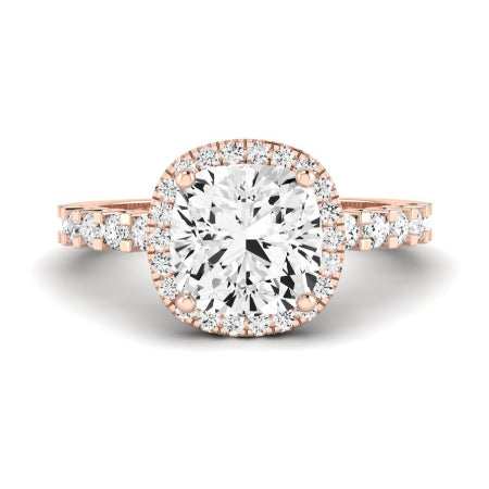 Sweetpea Cushion Diamond Bridal Set (Lab Grown Igi Cert) rosegold