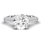 Iberis Diamond Matching Band Only (does Not Include Engagement Ring) For Ring With Round Center whitegold