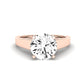 Snowdrop Diamond Matching Band Only (engagement Ring Not Included) For Ring With Round Center rosegold