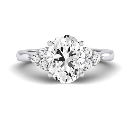 Alyssa Oval Diamond Bridal Set (Lab Grown Igi Cert) whitegold