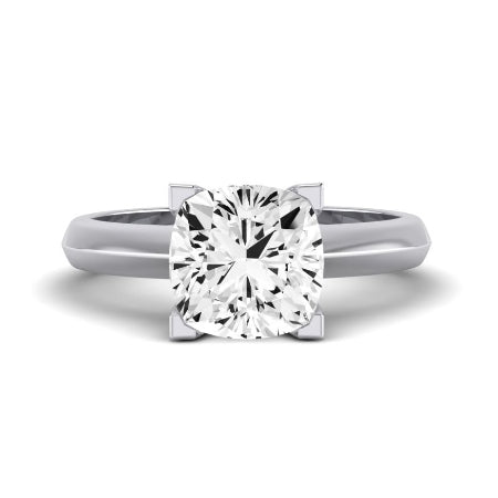Senna Diamond Matching Band Only (does Not Include Engagement Ring) For Ring With Cushion Center whitegold
