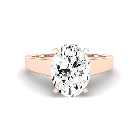 Snowdrop Oval Diamond Bridal Set (Lab Grown Igi Cert) rosegold