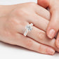Yarrow Oval Diamond Bridal Set (Lab Grown Igi Cert) rosegold