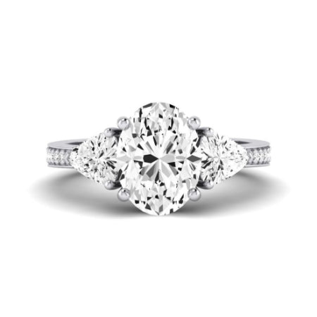 Snowdonia Oval Diamond Bridal Set (Lab Grown Igi Cert) whitegold