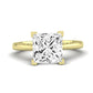 Astilbe Diamond Matching Band Only (does Not Include Engagement Ring) For Ring With Princess Center yellowgold