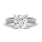 Senna Diamond Matching Band Only (does Not Include Engagement Ring) For Ring With Princess Center whitegold