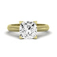 Senna Diamond Matching Band Only (does Not Include Engagement Ring) For Ring With Cushion Center yellowgold