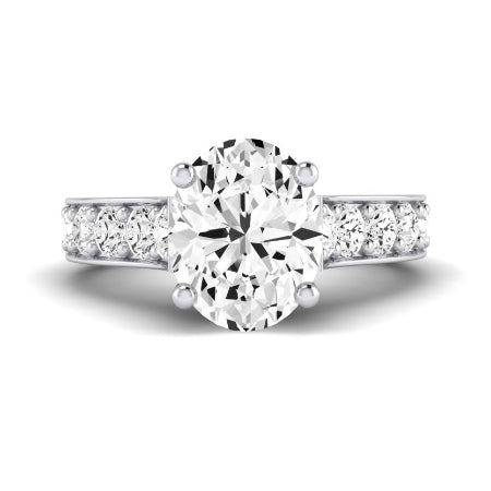 Calluna Oval Diamond Bridal Set (Lab Grown Igi Cert) whitegold