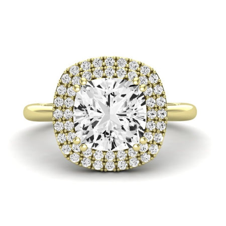 Tulip Cushion Diamond Bridal Set (Lab Grown Igi Cert) yellowgold