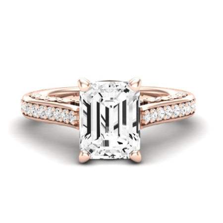 Nala Emerald Diamond Bridal Set (Lab Grown Igi Cert) rosegold