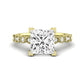 Marigold Diamond Matching Band Only (does Not Include Engagement Ring) For Ring With Princess Center yellowgold