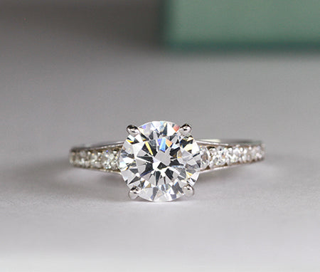 Holly Round Diamond Engagement Ring (Lab Grown Igi Cert) whitegold