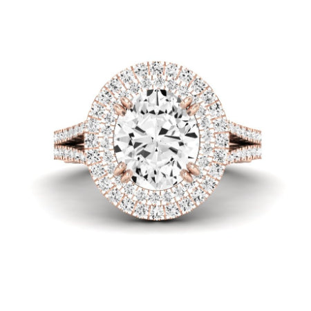 Lupin Oval Diamond Bridal Set (Lab Grown Igi Cert) rosegold